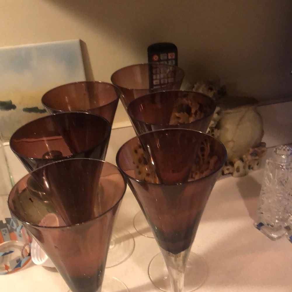 ALREADY SOLD!!!                               POTTERY BARN WINE GLASSES